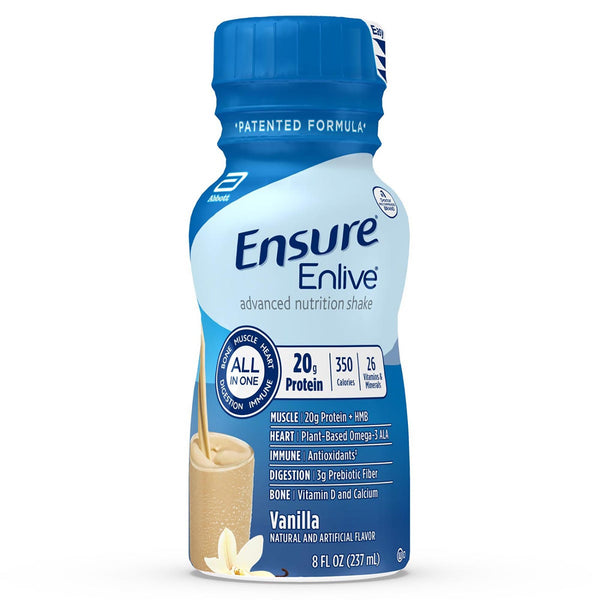 Ensure® Enlive® Advanced Vanilla Oral Supplement, 8 oz. Bottle