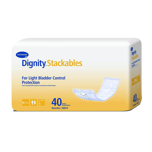 Dignity® Stackables® Bladder Control Pad, 3½ x 12 Inch