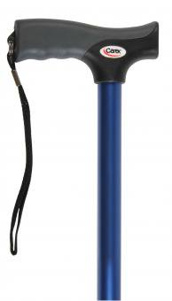 Carex® Derby Cane, Aluminum, 31   40 in., Adjustable, Blue