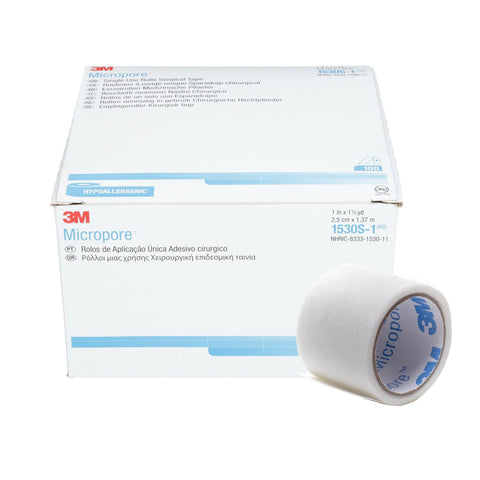 3M™ Micropore™ Medical Tape, 1 Inch x 1½ Yard