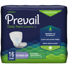 Prevail® Daily Pant Liners Moderate Absorbency Incontinence Liner, 28 Inch Length