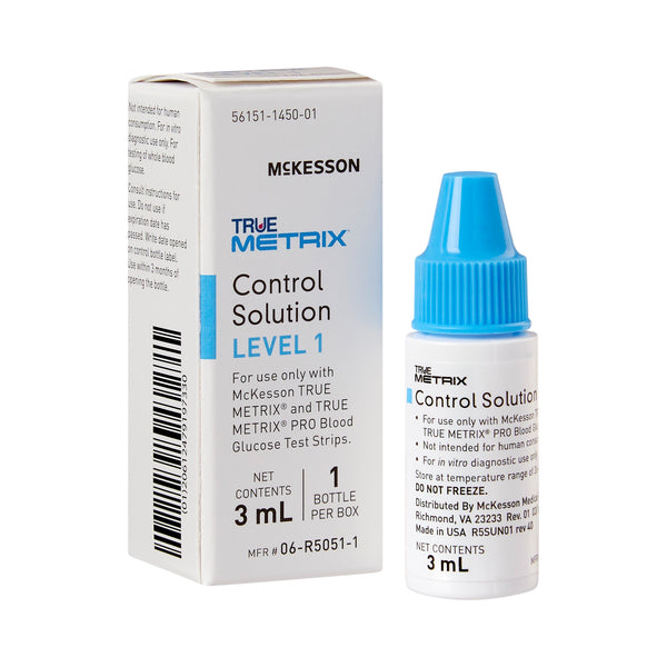 McKesson TRUE METRIX® Glucose Control Solution, 3 mL, Level 1