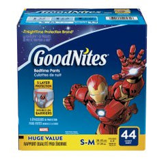 GoodNites® Absorbent Underwear, Small / Medium, 44 per Box
