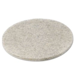 Lagasse Hard Floor White / Black Blend Burnishing Pad, 20"