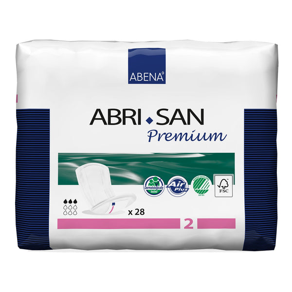 Abri San™ Premium 2 Bladder Control Pad, 10 Inch Length