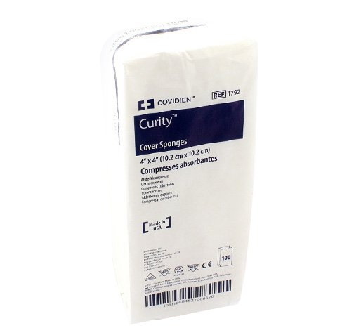 Curity™ Nonwoven Sponge, 4 x 4 Inch