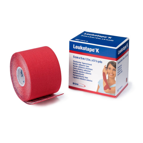 Leukotape® K Orthopedic Tape, 2 Inches x 5.5 Yards, Red