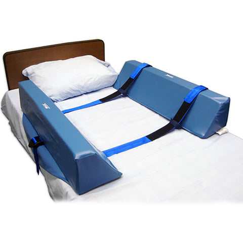 Skil Care™ Double Bolster Roll Control System, Foam, 34 in. L x 8 in. W x 7 in. H, Blue