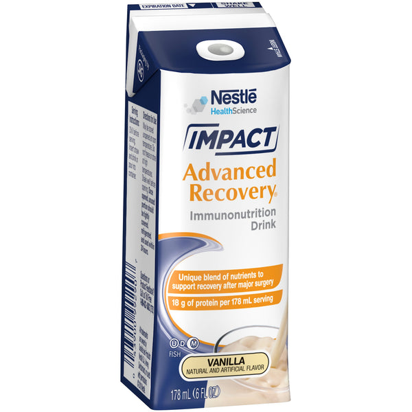 Impact Advanced Recovery® Vanilla Oral Supplement, 6 oz. Carton - Adroit Medical Equipment