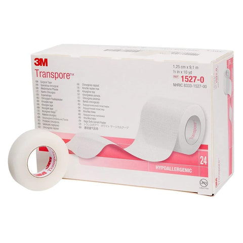 3M™ Transpore™ Medical Tape, ½ inch x 10 yard