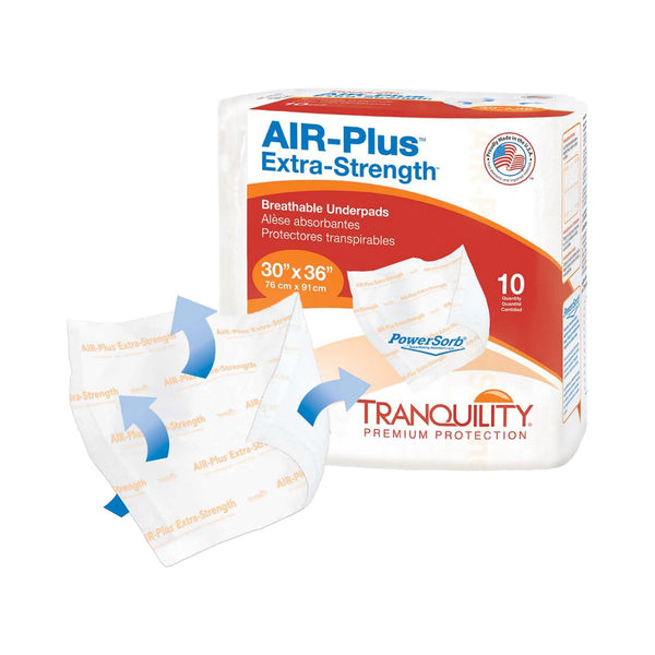 Tranquility® AIR Plus Extra Strength Positioning Underpad, 30 x 36 Inch