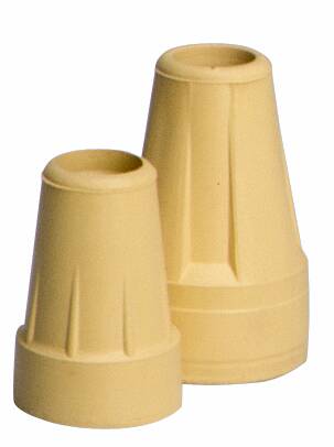 Carex® Cane Tip, For Use With 0.63 in. Dia. Wood Canes, 1.18 in. Dia. x 1.25 in. H, TPR Rubber