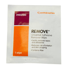 Remove™ Adhesive Remover, 2½ x 2½ Inch Wipe, 50 per Pack