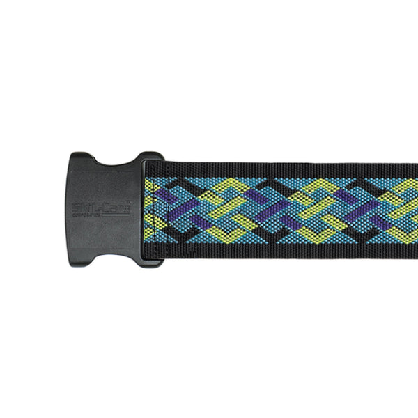 SkiL Care™ Nylon Gait Belts with Delrin Buckle, Geo Pattern D