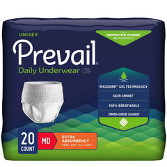 Prevail® Daily Underwear Extra Absorbent Underwear, Medium