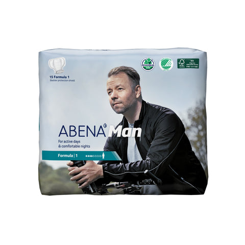 Abena™ Man 1 Bladder Control Pad, 11 Inch Length