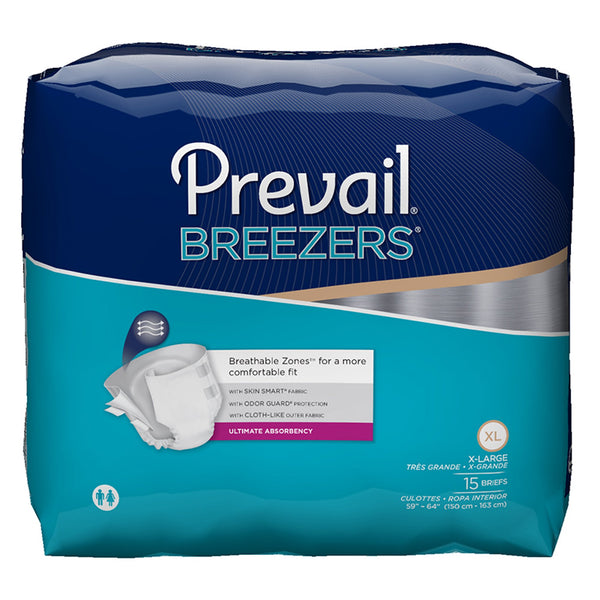 Prevail® Breezers® Ultimate Incontinence Brief, Extra Large