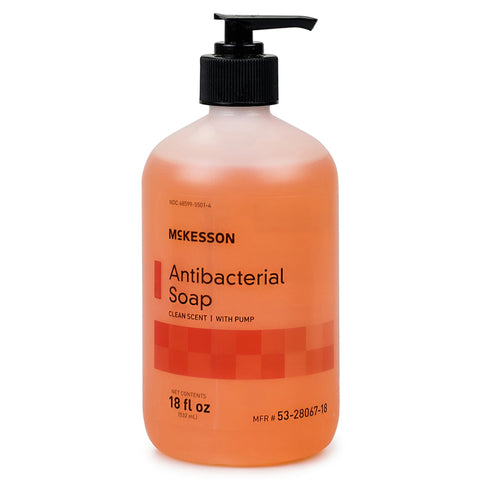 McKesson Clean Scent Antibacterial Soap, 18 oz. Bottle
