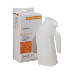 McKesson Male Urinal with Cover