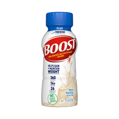 Boost Plus® Vanilla Oral Supplement, 8 oz. Bottle, 24 per Case - Adroit Medical Equipment