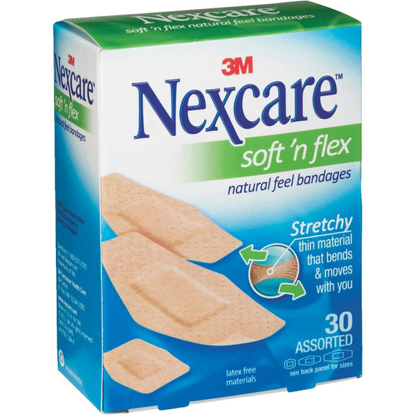 Nexcare™ Soft 'n Flex Tan Adhesive Strip, Assorted Sizes