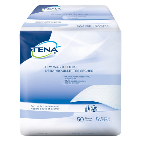 Tena® Disposable Washcloth, 13 x 13½ Inch