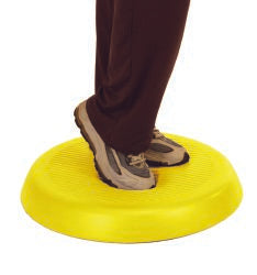 CanDo® Aerobic Pad, 20 in. Dia., Yellow, Foam