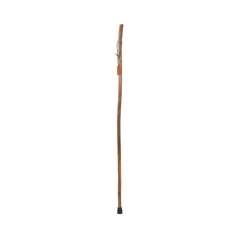 Brazos™ Wood Hiking Staff, Free Form Brown Hickory Print