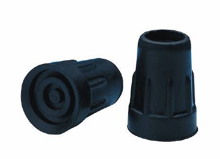 Carex® Cane Tip, For Use With 0.88 in. Dia. Wood Canes, 1.5 in. Dia. x 1.83 in. H, TPR Rubber