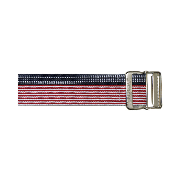 SkiL Care™ Heavy Duty Gait Belt with Metal Buckle, Stars & Stripes, 72 Inch