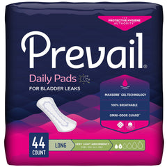 Prevail® Daily Bladder Control Pad, Very Light, Long Length
