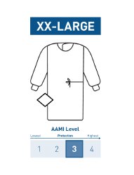 McKesson Non Reinforced Surgical Gown with Towel