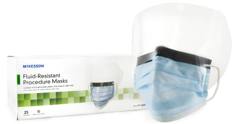 McKesson Procedure Mask with Eye Shield