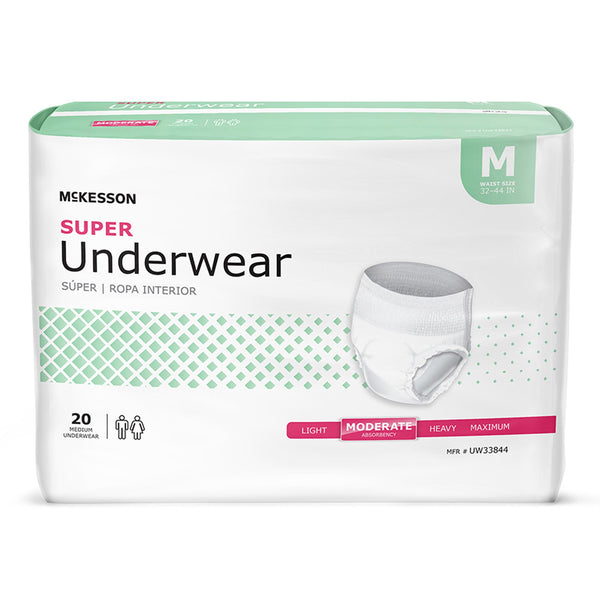 McKesson Super Moderate Absorbent Underwear