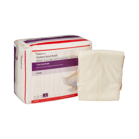 Wings™ Overnight Absorbency Incontinence Brief, Large