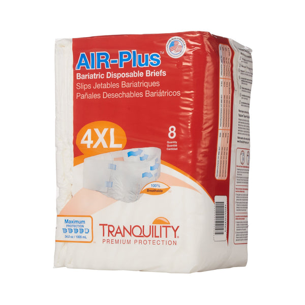 Tranquility® AIR Plus™ Maximum Protection Bariatric Incontinence Brief