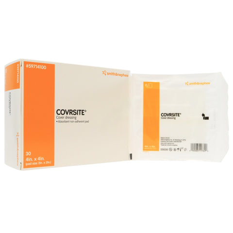 Covrsite Composite Dressing, 4 x 4 Inch, 30 per Box