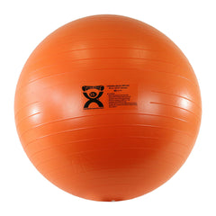 CanDo® ABS Extra Thick Inflatable Exercise Ball, Orange, 22 Inches