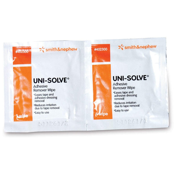 Uni Solve™ Adhesive Remover, 2½ x 2½ Inch Wipe