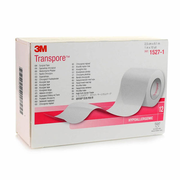 3M™ Transpore™ Medical Tape, 1 Inch x 10 Yard