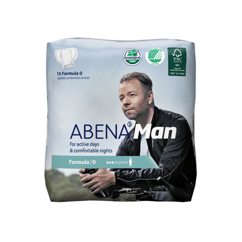 Abena™ Man 0 Bladder Control Pad, 9 Inch Length