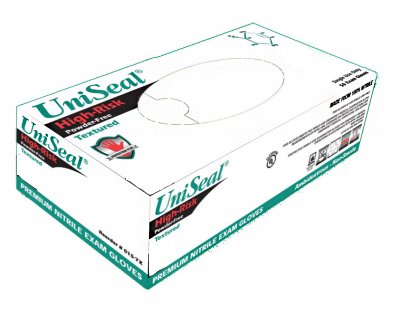 UniSeal® Sensi Nitrile Exam Glove, Extra Extra Large