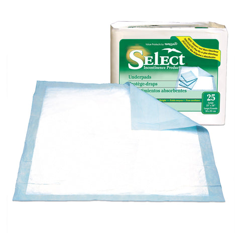 Select® Standard Underpad, 23 x 36 Inch