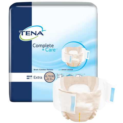 Tena® Complete +Care™ Extra Incontinence Brief, 24 per Package