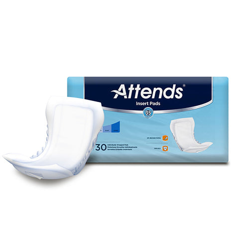 Attends® Insert Pad Moderate Incontinence Liner, 18 Inch Length