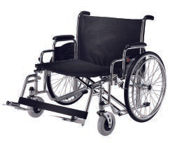 Merits Bariatric Wheelchair with Removable Arm, Composite Mag Wheel, 28 in. Seat