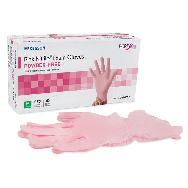 McKesson Pink Nitrile® Gloves, Extra Large