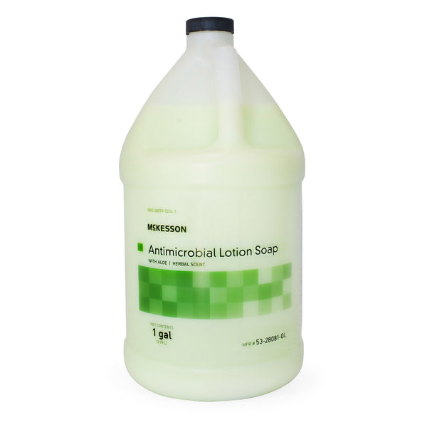 McKesson Antimicrobial Lotion Soap, Herbal Scent, 1 gal. Jug