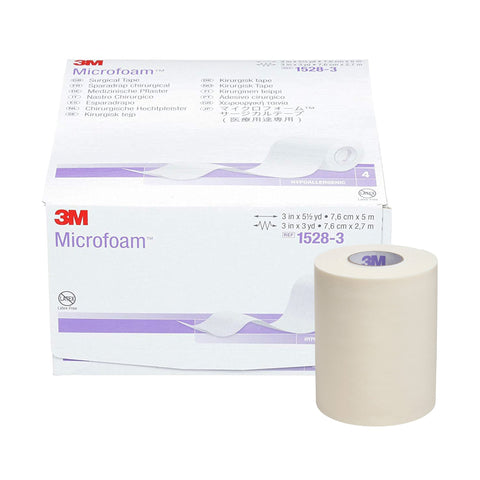 3M™ Microfoam™ Medical Tape, 3 Inch x 5½ Yard