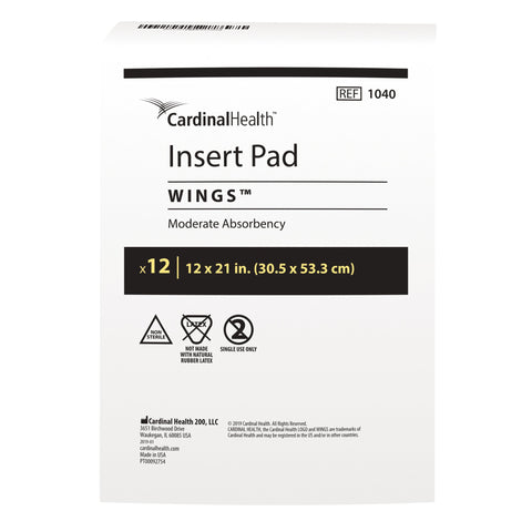 Simplicity™ Moderate Absorbency Incontinence Liner, 12 x 21 Inch